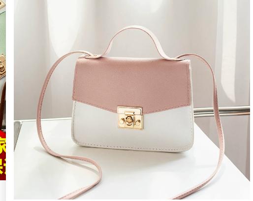 Retro Women's Handbags with Niche Contrast Design
