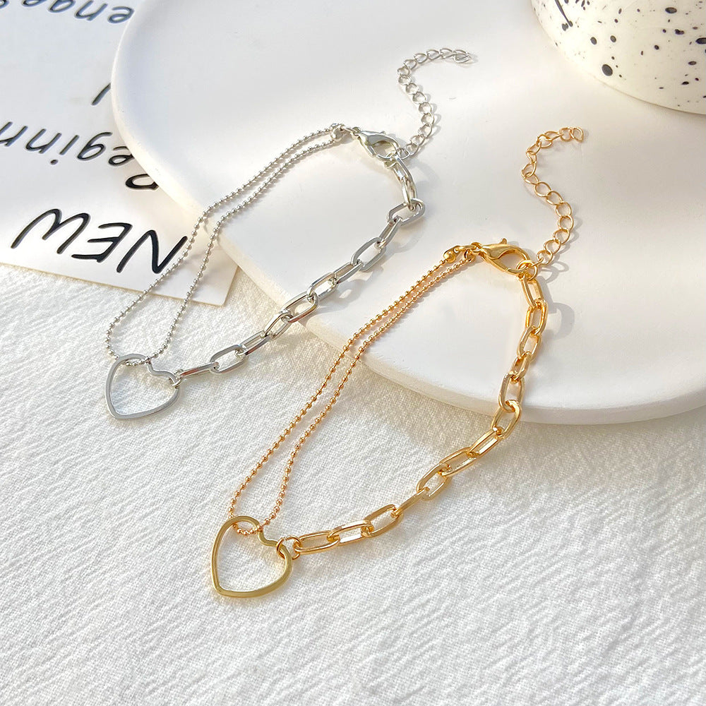 Love Splicing Bracelet with Stylish Small Design